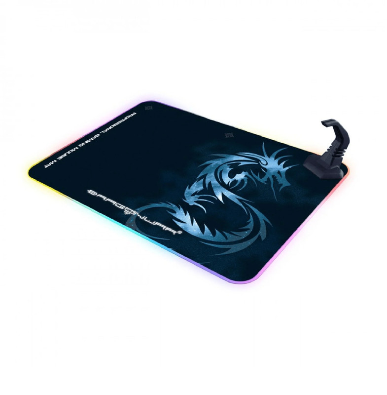 Dragon War GP-007 RGB, Hard Gaming Mouse Mat w/Bungee - حصيرة الفأرة